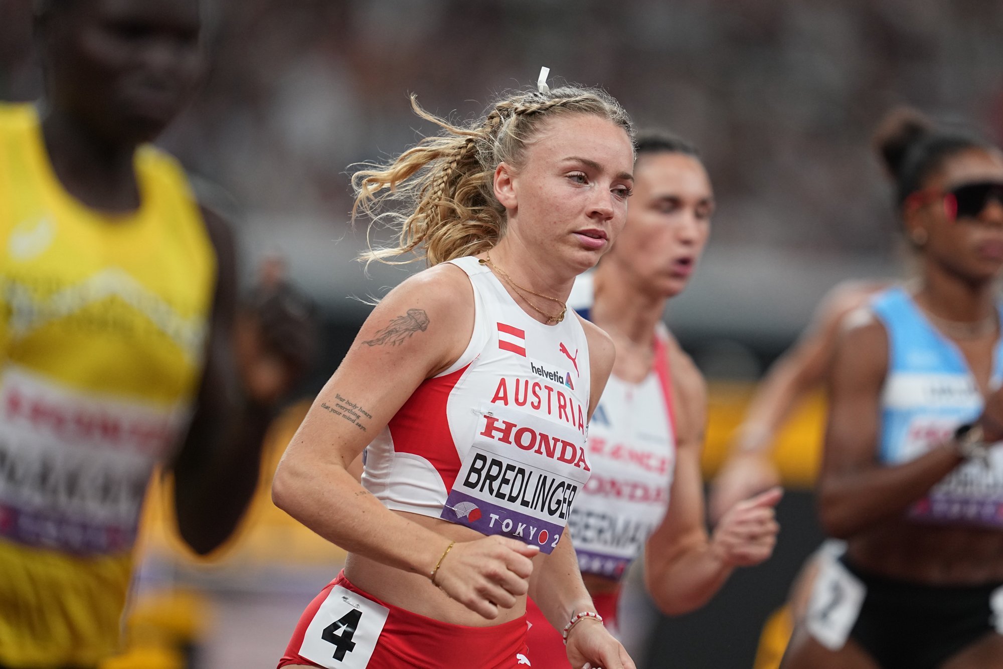 Austria kergejõustiklane võistles MM-il püssikuul tagumikus