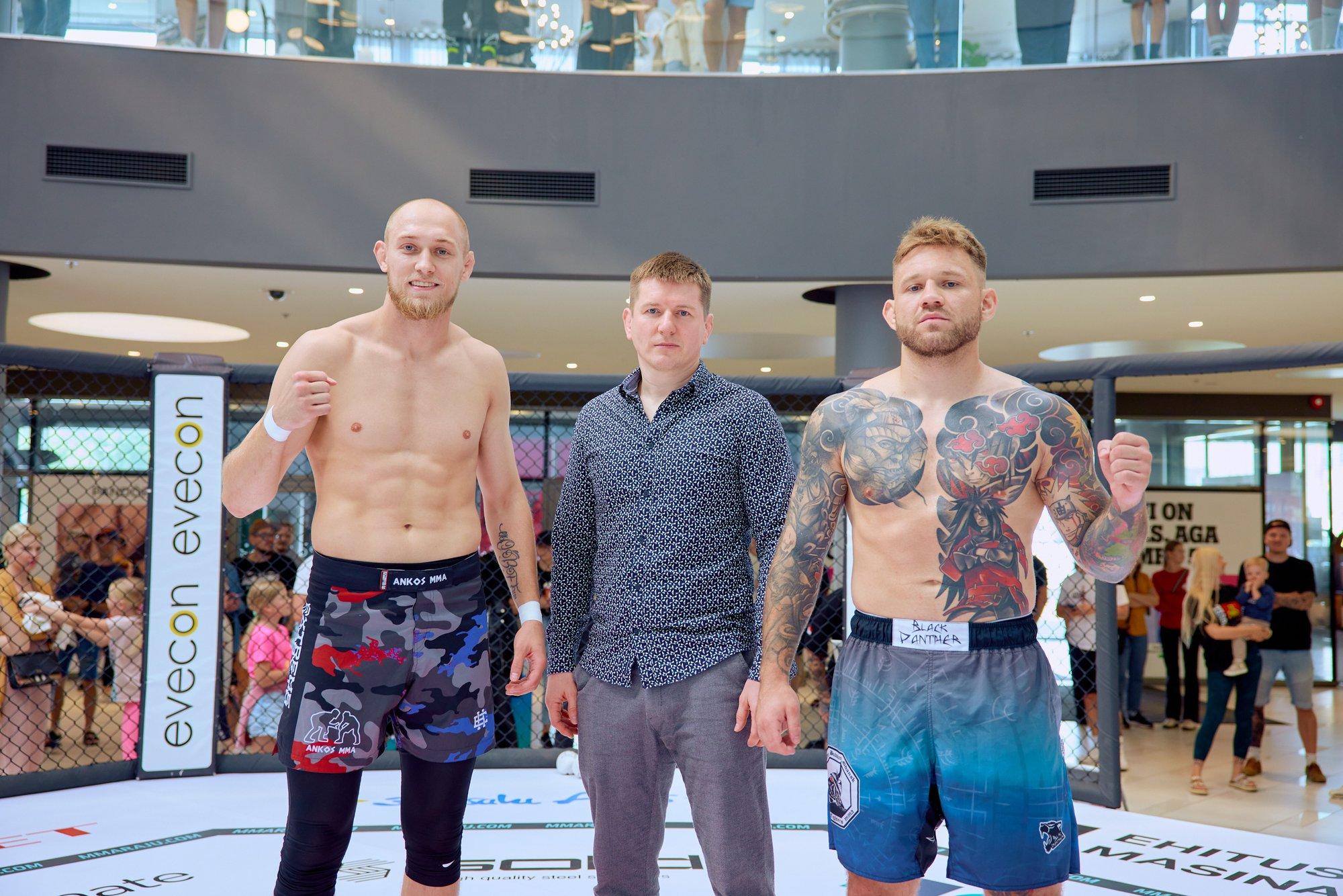 UFC unistust jahtiv Maikel Astur kohtus võitlusõhtu eelüritusel Tallinnas oma järgmise vastasega