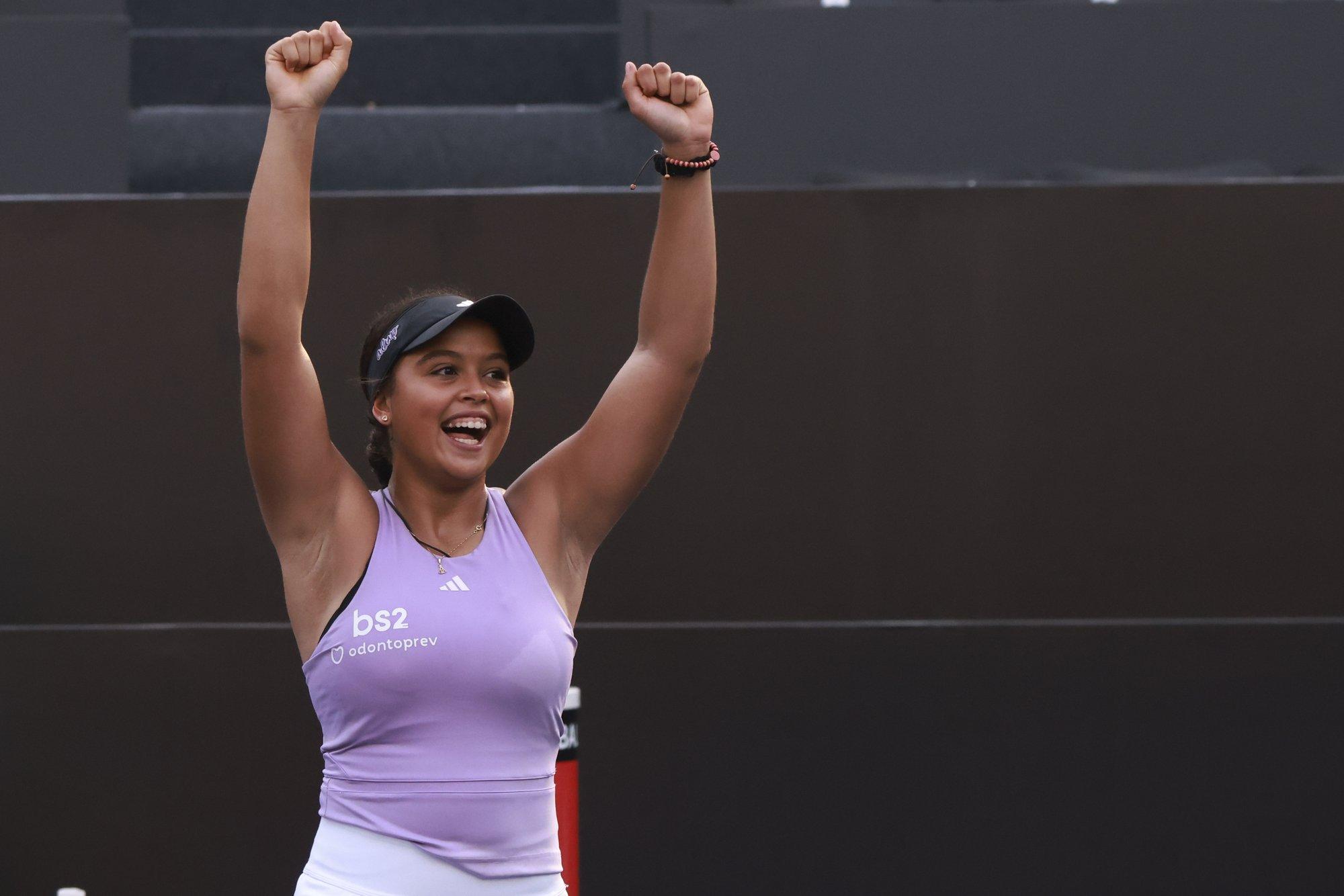 15-aastane Brasiilia tennisetalent tegi WTA turniiril ajalugu