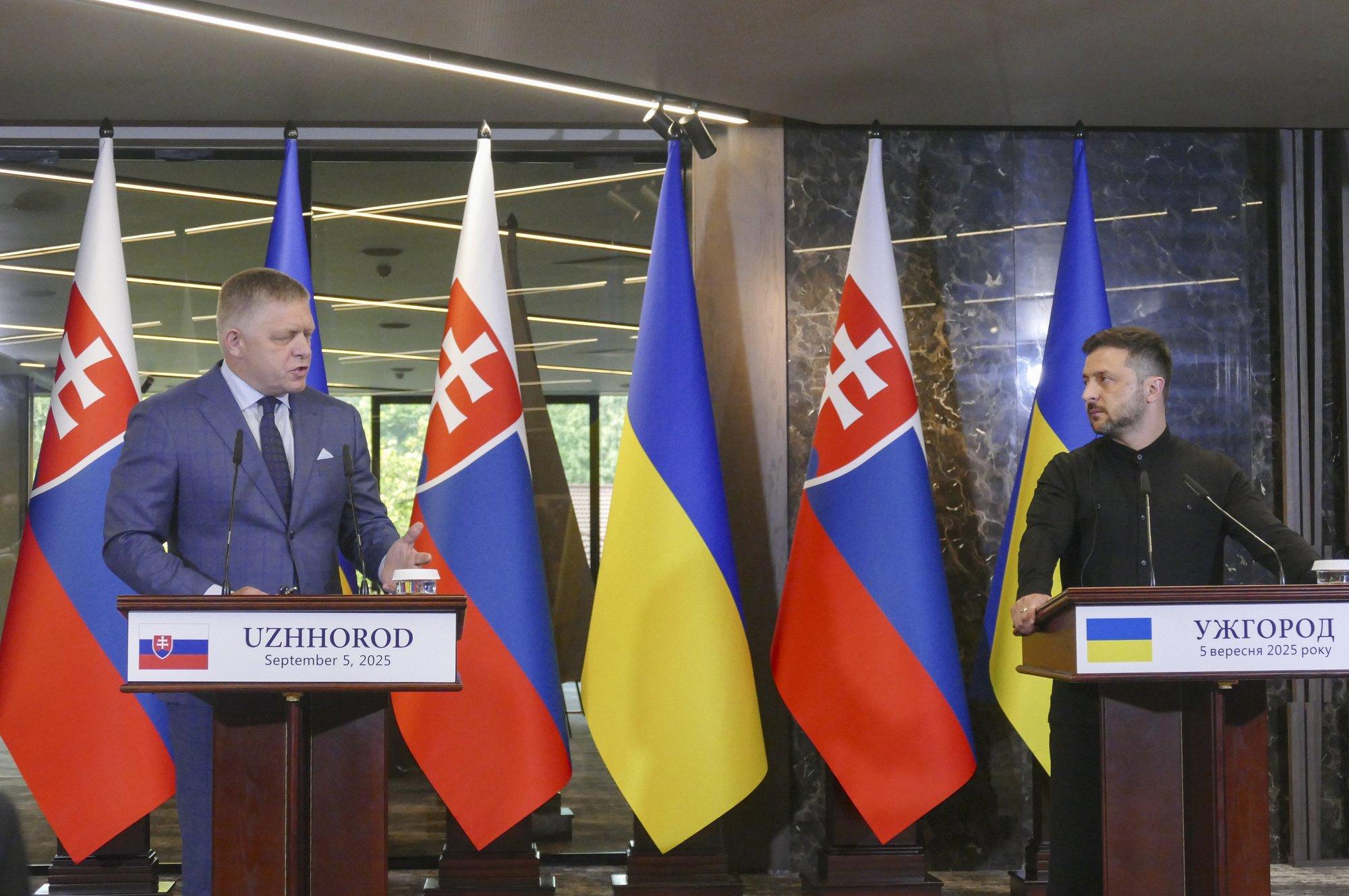 Ukraina ja Slovakkia juhid jäid Vene energiataristu vastu korraldatud rünnakute teemal eriarvamusele