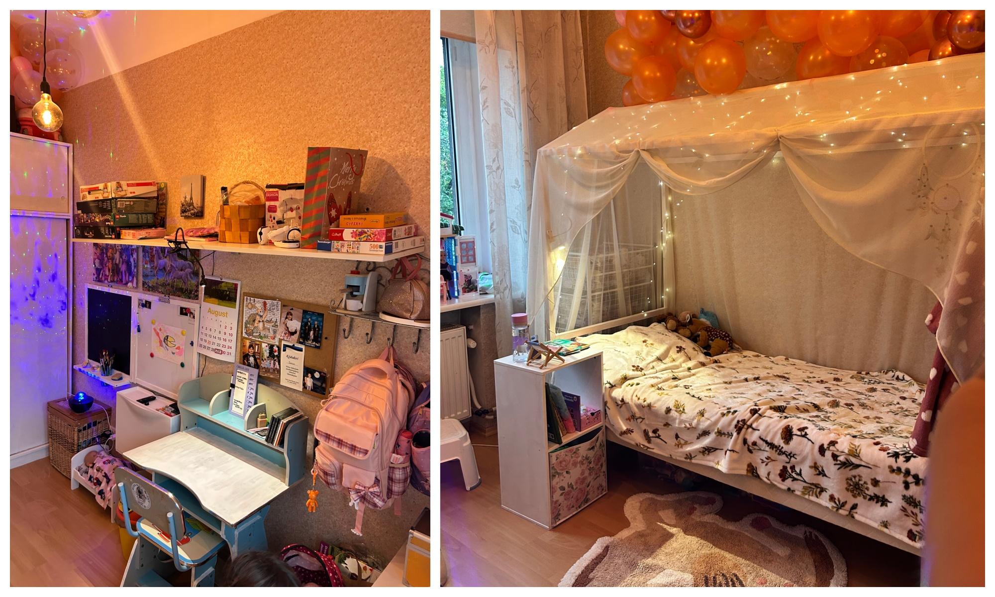 Fotovõistlus  „Minu armas lastetuba“ – tüdruku tuba, mida kroonib ise tehtud printsessivoodi