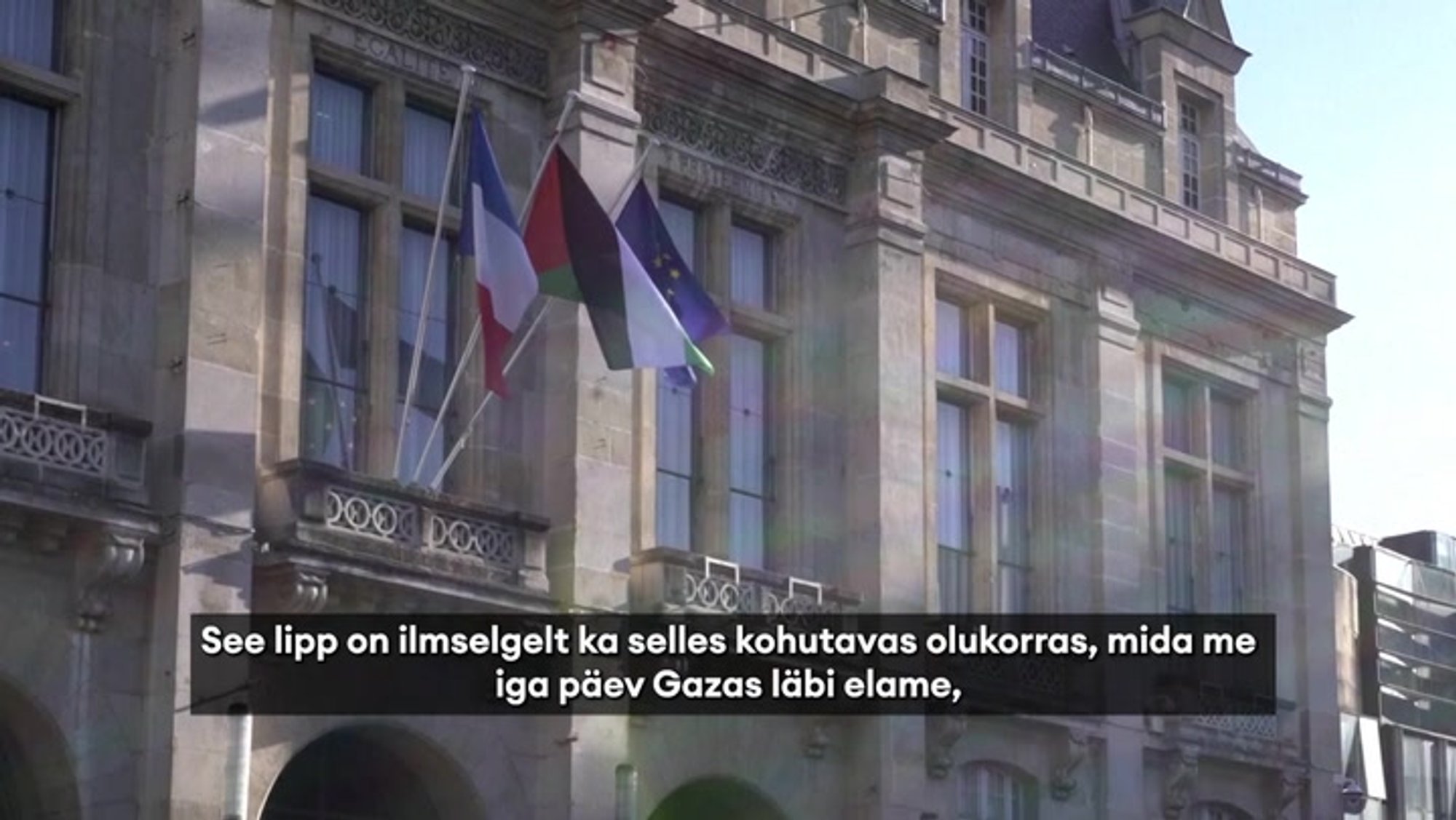 VIDEO | Prantsusmaa linnad heiskasid hoiatusi eirates Palestiina lipud