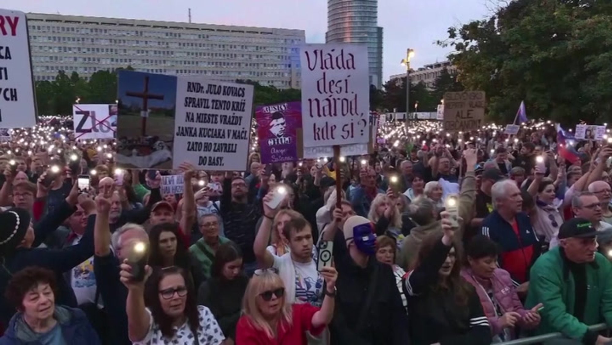 VIDEO | Slovakkias avaldati meelt Fico kasinusmeetmete ja Vene-meelsuse vastu