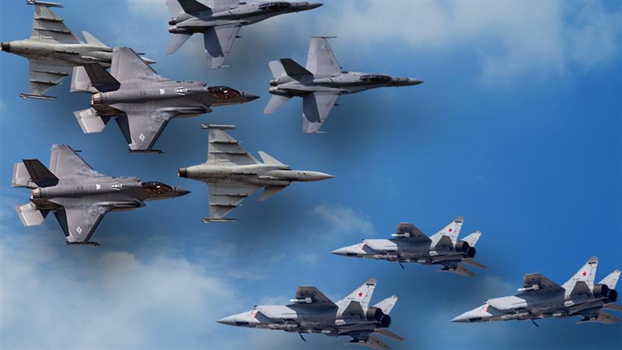 „Teid on kinni peetud. Sisenete keelatud õhuruumi. Peate mulle järgnema.“ Venelased aga vaid lehvitasid Itaalia õhuässadele