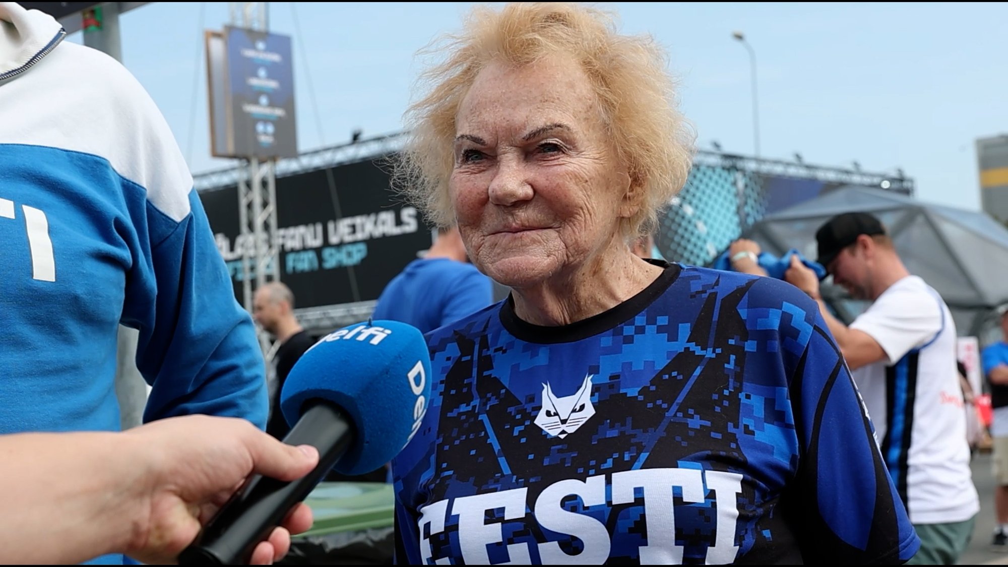 VIDEO | 90-aastane Mari fännab Matthias Tassi ja usub Eestisse: täna me võidame niikuinii!