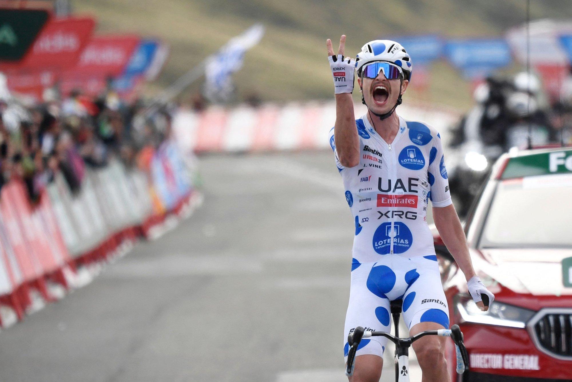 Jay Vinele Vueltal teine etapivõit, liidrisärk tõmmati uuesti Vingegaardi selga