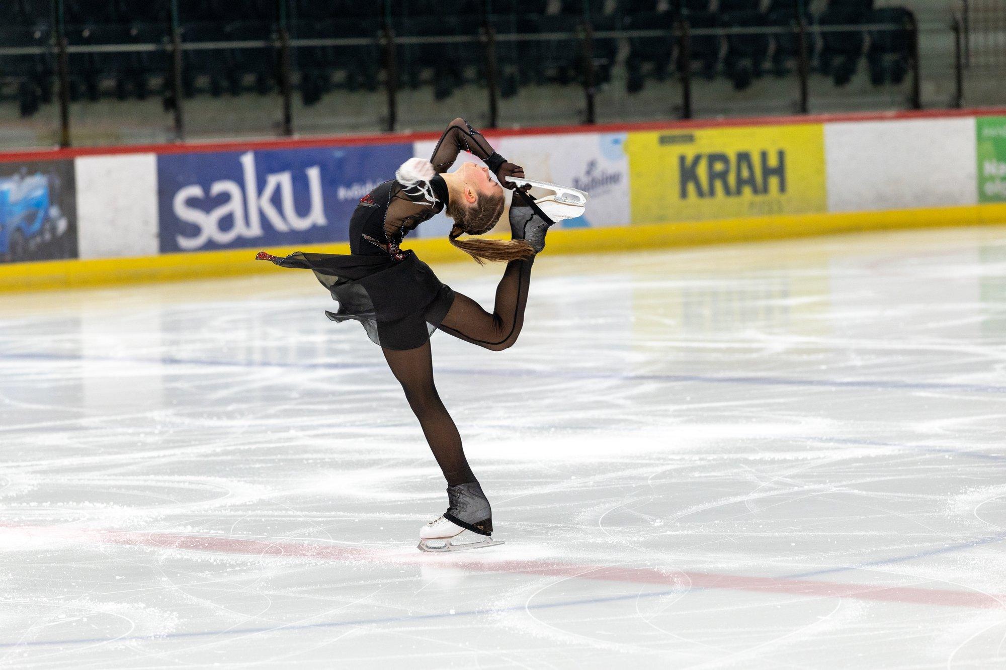 Elina Goidina pälvis iluuisutamise juunioride GP-l kuuenda koha