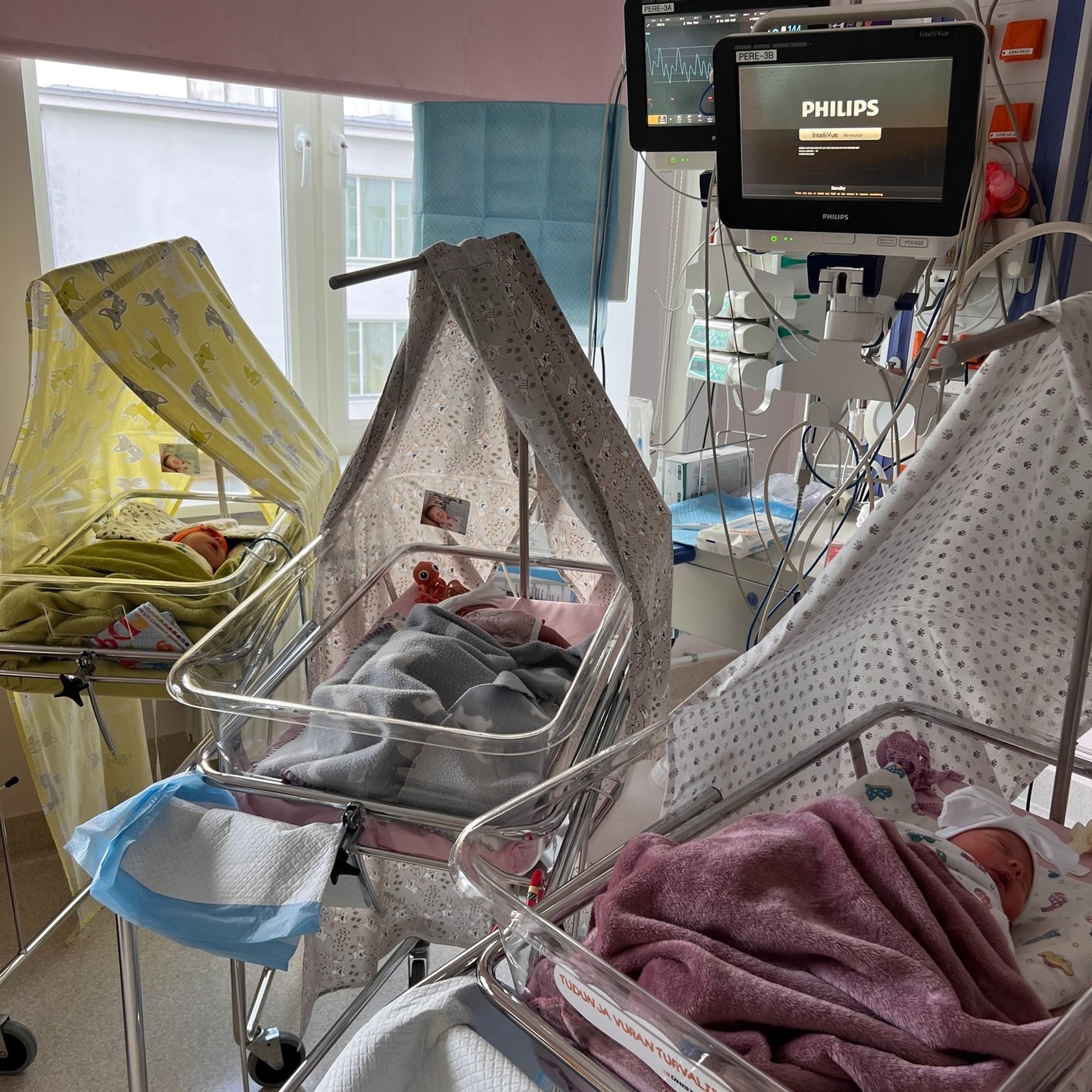 Ida-Tallinna keskhaiglas sündisid üle nelja aasta kolmikud