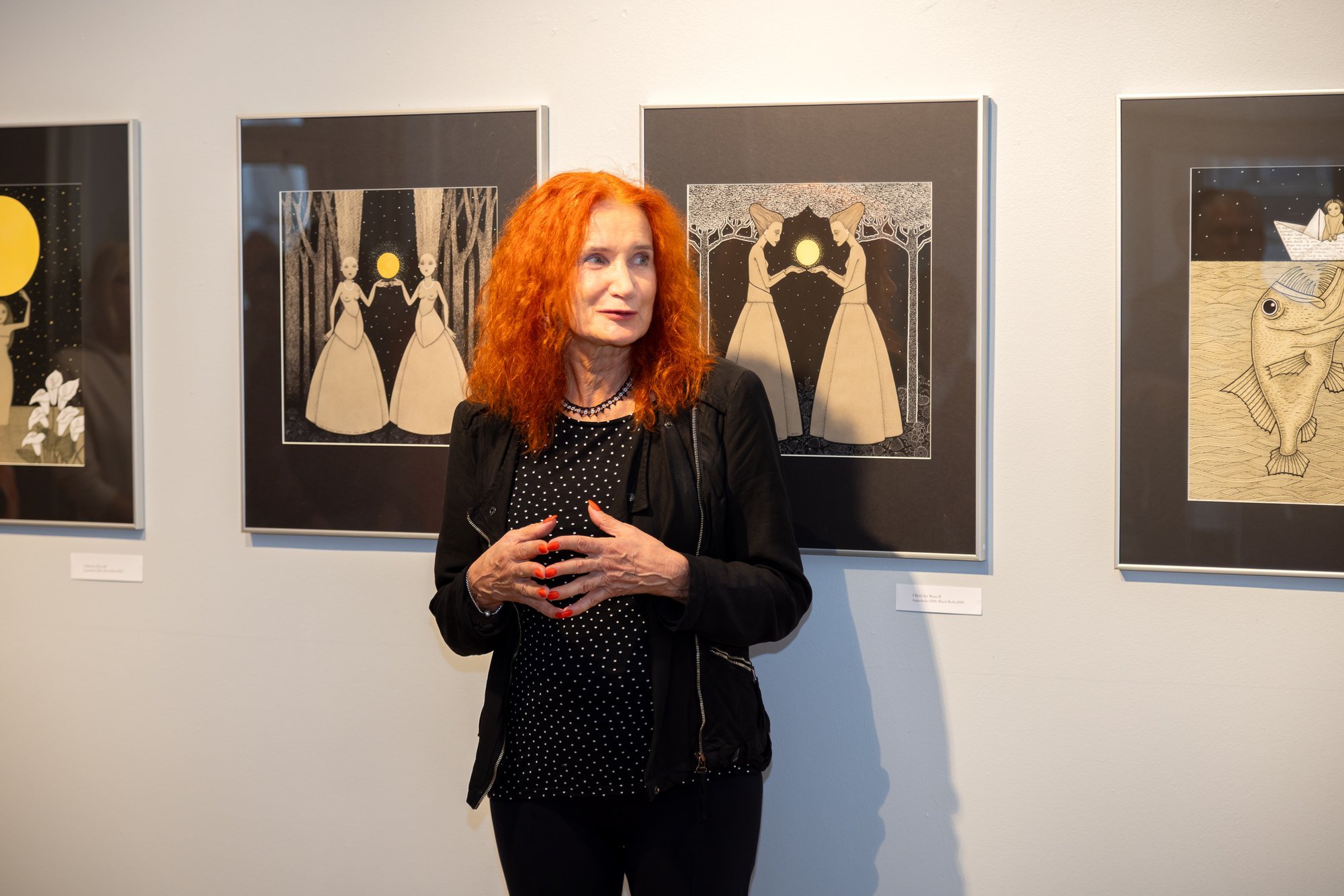 FOTOD | Viive Noor avas Pärnus isikunäituse, mis viib dramaatiliste tundeseisundite maastikele