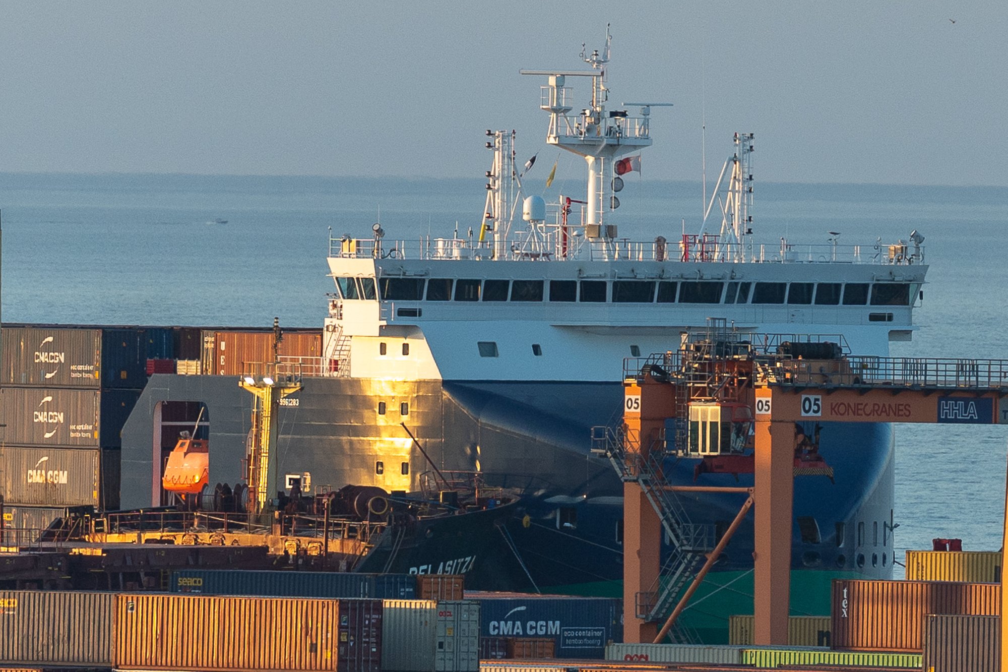 Ohutusjuurdluse keskus: Muuga sadama kaisse sõitnud laeval oli ilmselt tehniline rike