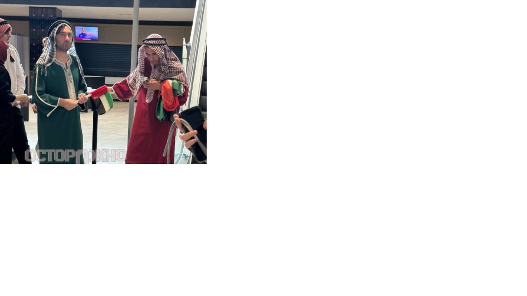 Venemaal toimus kuuldavasti „Intervisiooni lauluvõistluse“ võttepäev. Kohalikud mängisid 60 euro eest eksootilist publikut