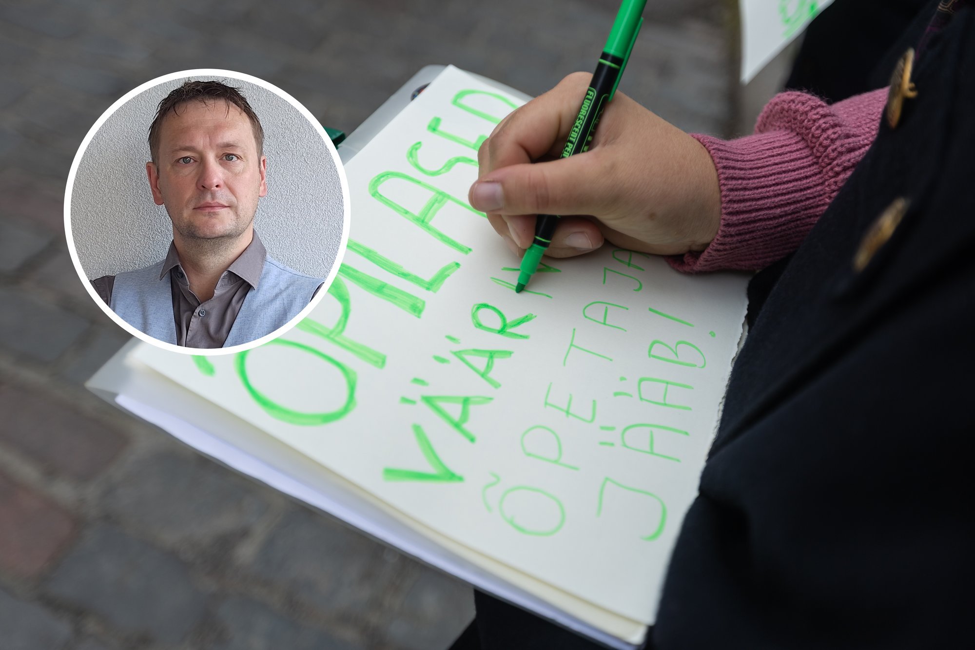 Robert Lippin: õpetajate palk on paljudel juba suurem, kui nõutud 120%. Ühest numbrist ei tohiks teha nii palju numbrit