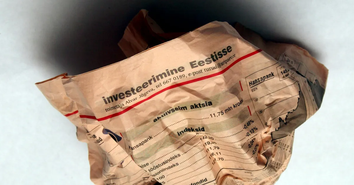 GRAAFIK ⟩ Eesti aktsiatel oli nõrk kolmas kvartal