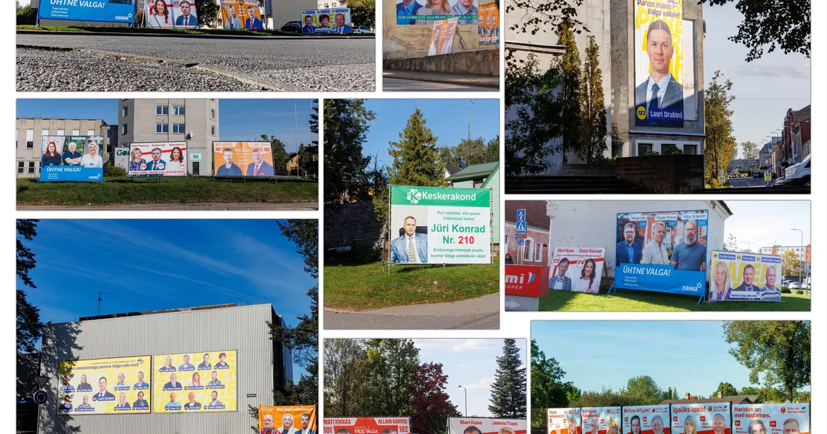 Valga valimisvõitluses tänavu raha kokku ei hoita