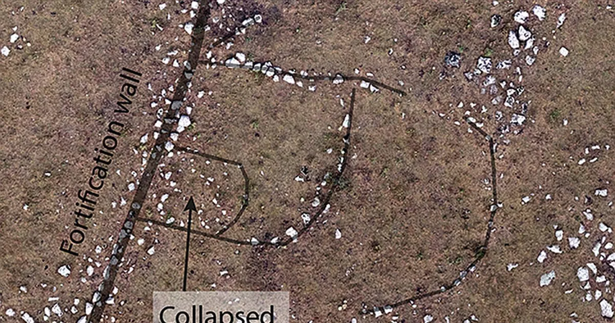 Droonid paljastasid seni märkamatuks jäänud pronksiaja megakindluse