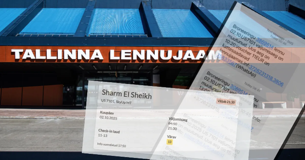 Varahommikul Egiptusesse startima pidanud reisijad ootavad siiani lendu: oleksime pidanud praeguseks olema basseini ääres!