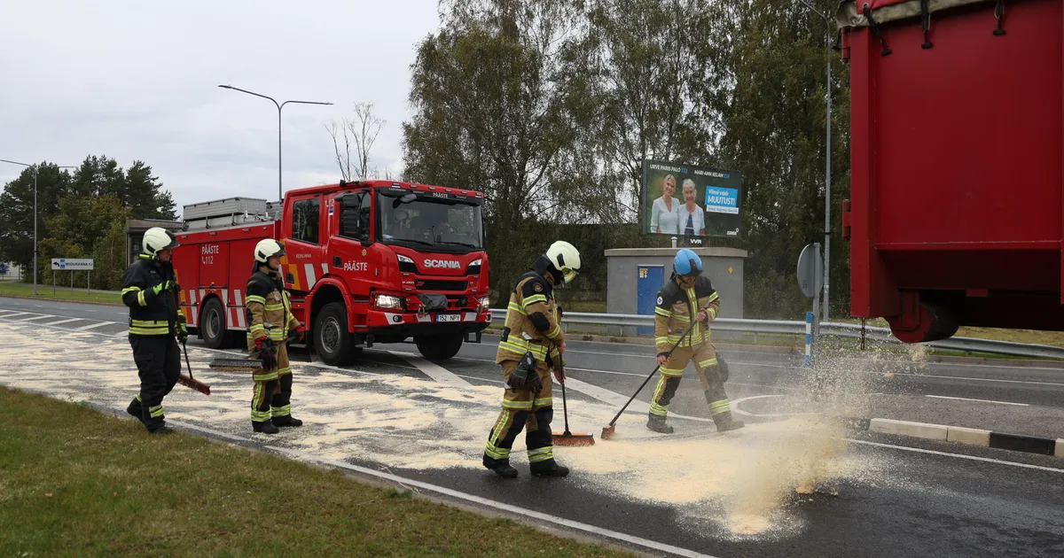 FOTOD ⟩ Viimsis suleti ringtee ulatusliku naftareostuse tõttu