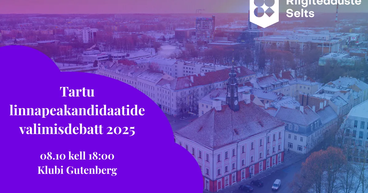 JÄRELVAADATAV ⟩ Tartu linnapeakandidaadid debateerisid noorte, hariduse ja linnaruumi üle