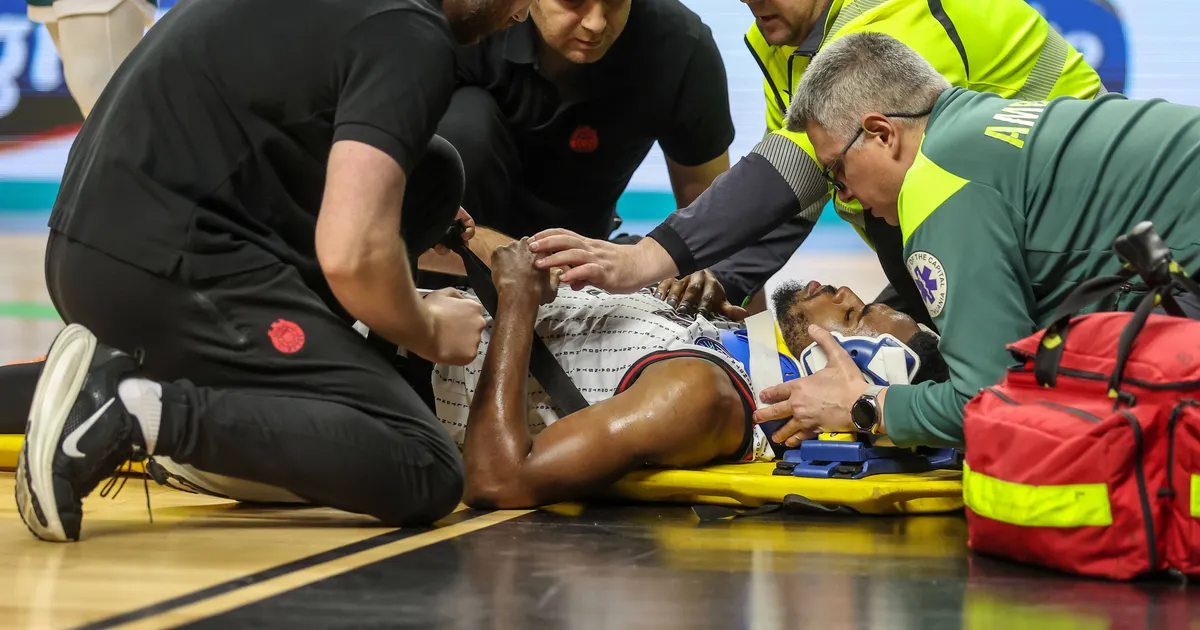 VIDEO ⟩ Rytase korvpalluri võigas vigastus šokeeris kogu tiimi: raske on sõnu leida