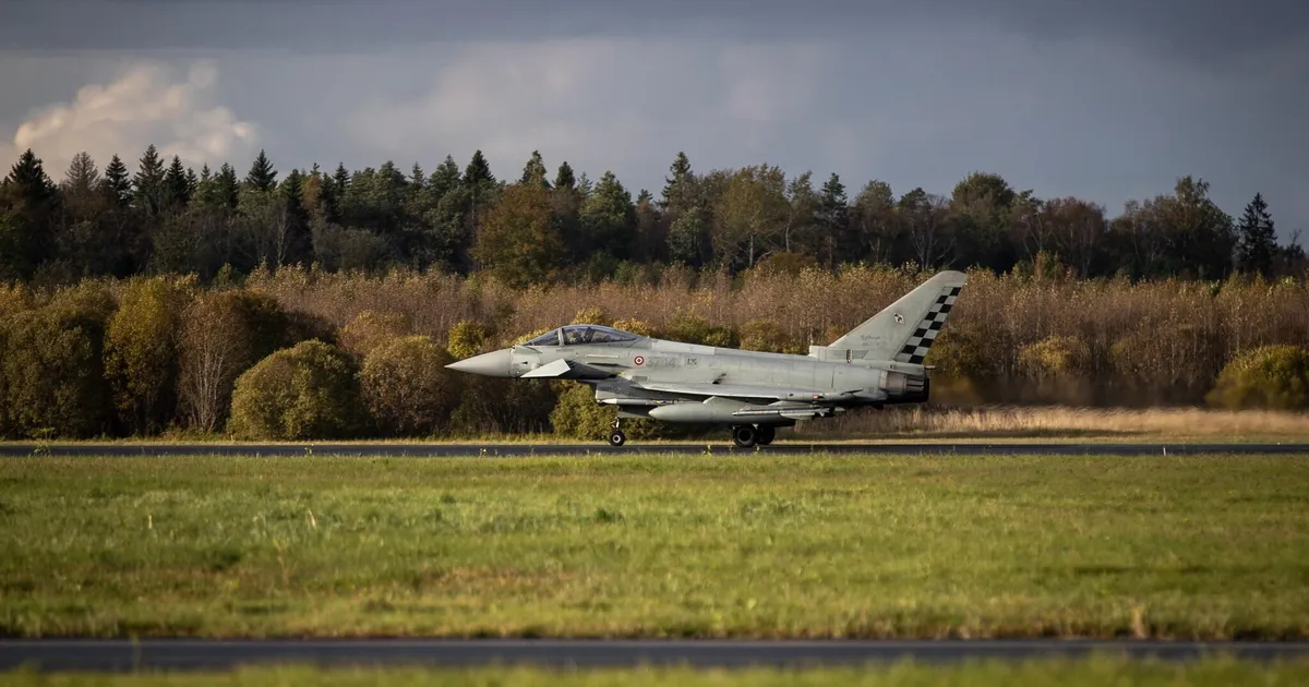 Itaalia õhuvägi tõi hävitajate F-35 asemel Eestisse Eurofighterid