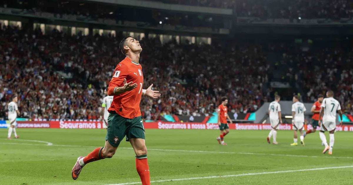 Kaks väravat löönud 40-aastane Ronaldo jõudis järjekordse pöörase rekordini