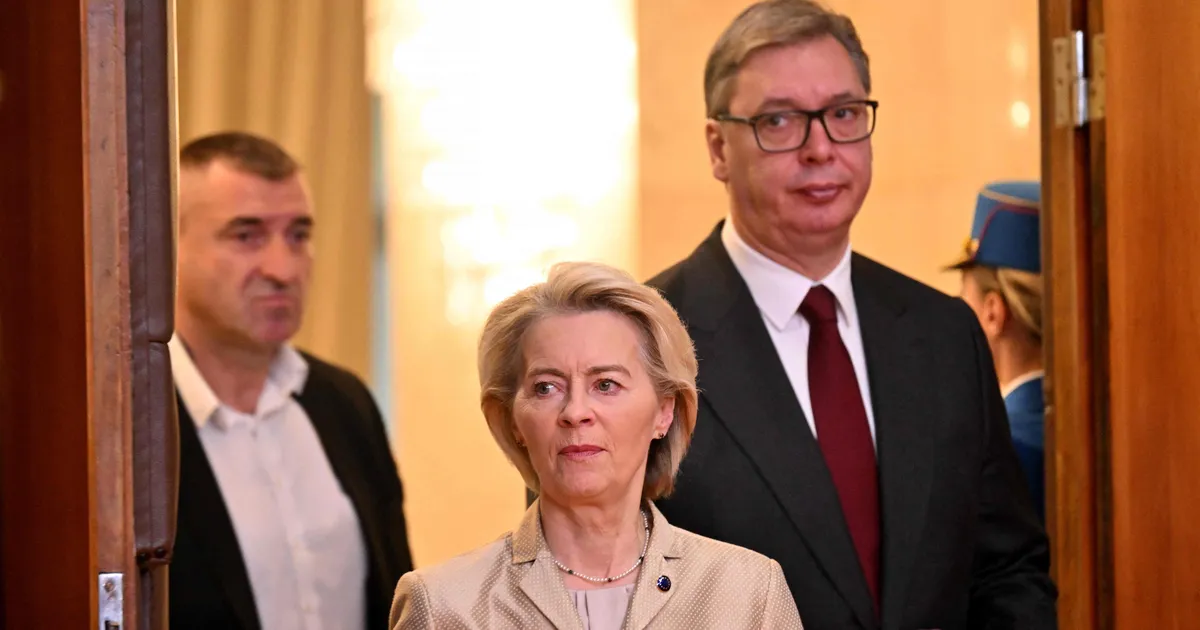 Von der Leyen: Serbia peab end ELiga liitumise osas kokku võtma