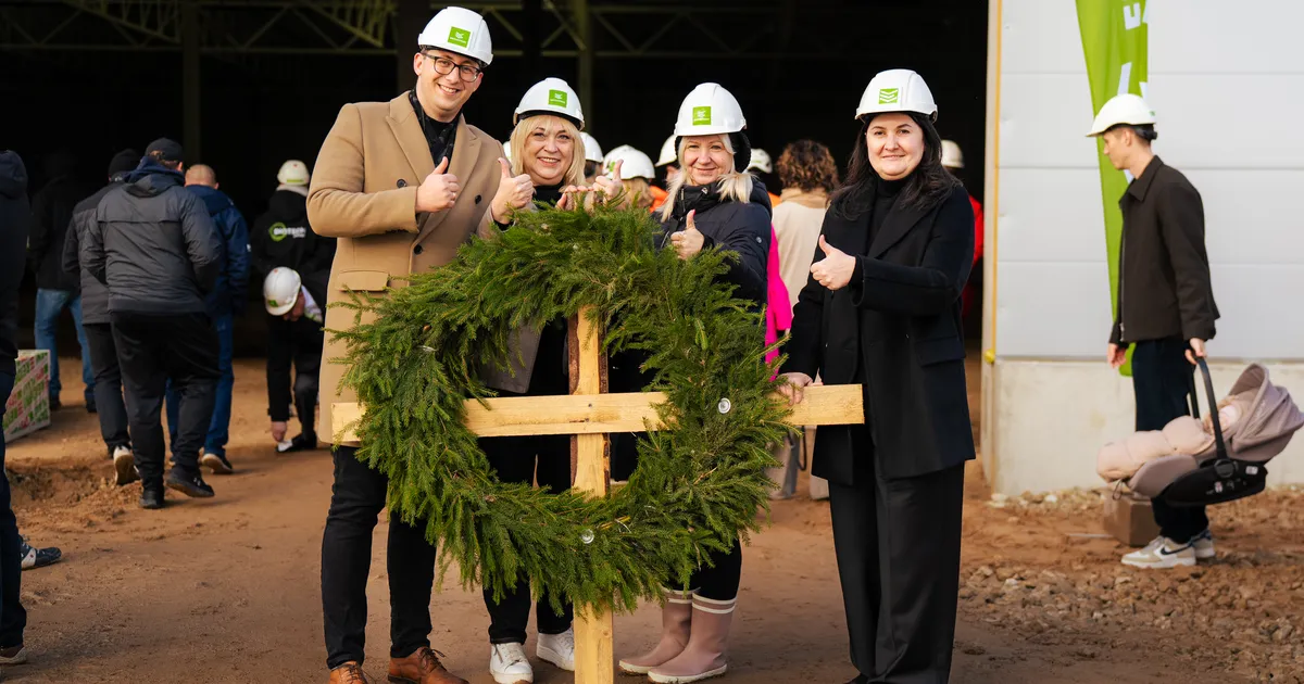 PILDID ⟩ Tartu külje alla kerkiva suure K-Rauta ehitus jõudis sarikapeoni