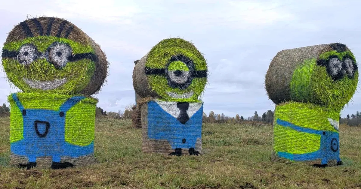 OHHOO! ⟩ Anija vallas tervitavad möödujaid põhurullidest valminud populaarsed multikategelased