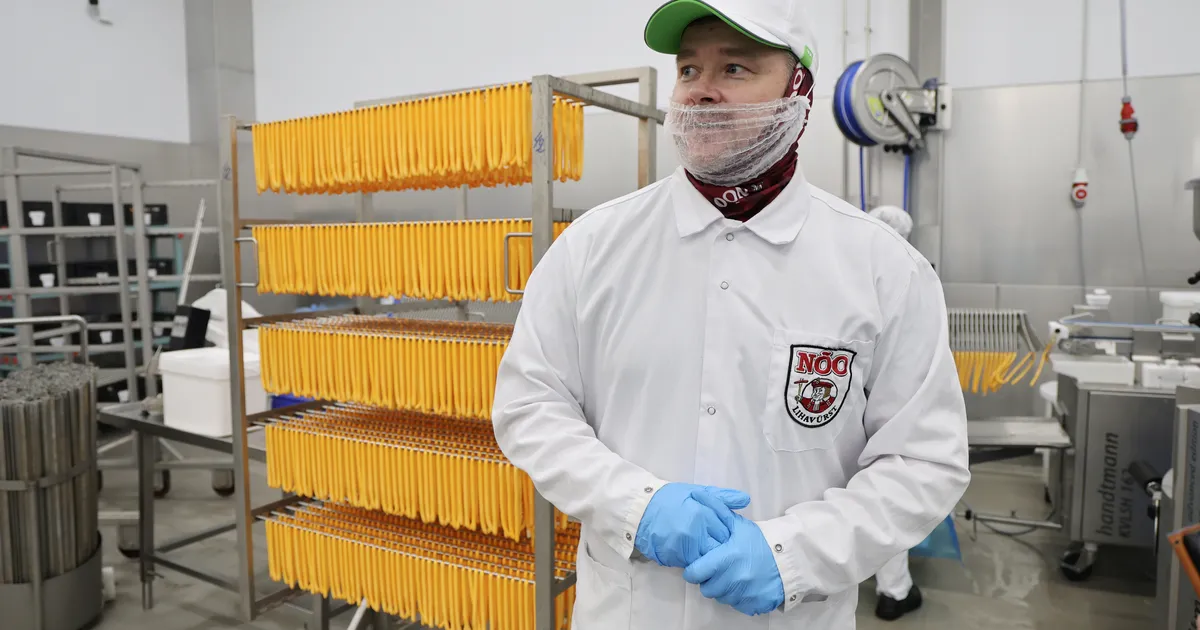 Nõo lihatööstus investeeris miljon eurot ja hakkas juustust snäkke tootma
