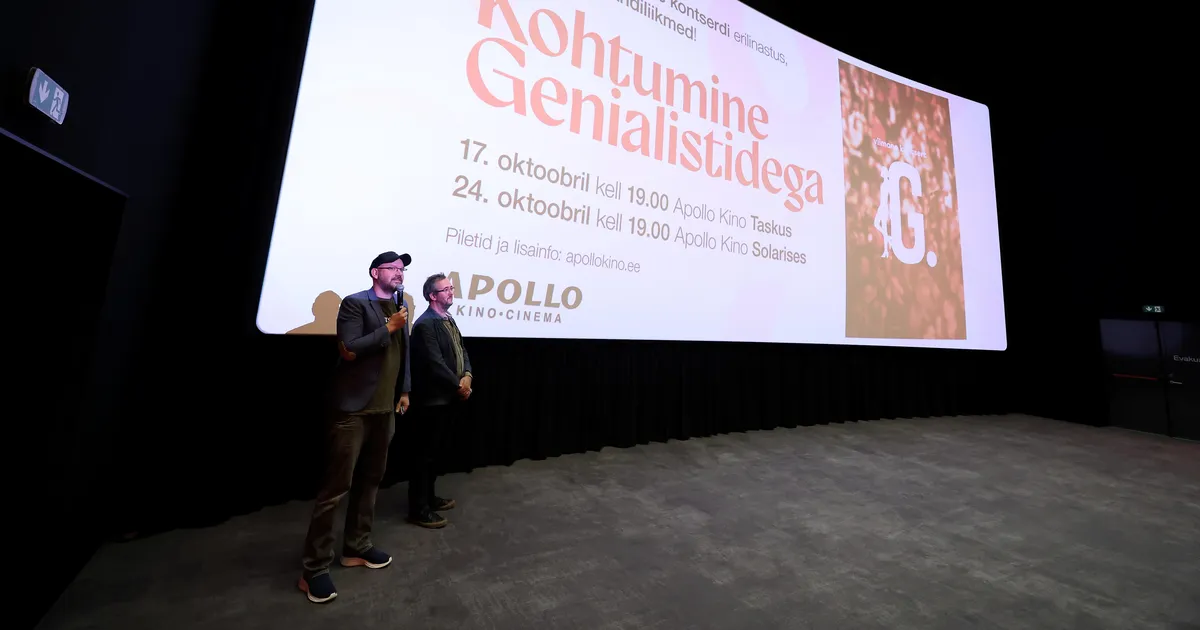 GALERII ⟩ Genialistid andsid veel kord viimase kontserdi, seekord kinolinal