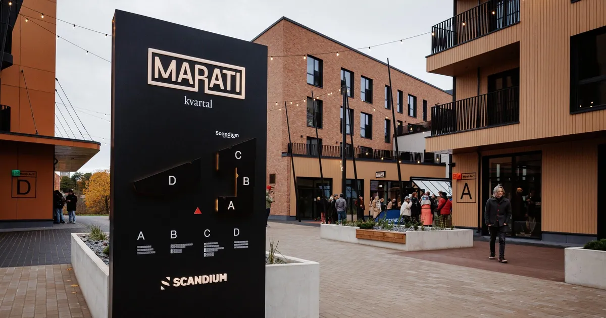 Avati rõivatööstuse nime kandev Marati Kvartal