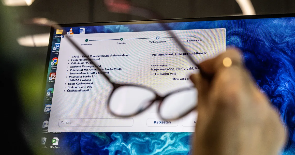 OTSEPILT ⟩ Valimisteenistus loeb üle e-hääled