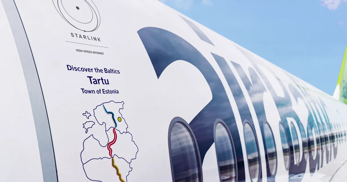 Air Baltic andis lennukile nimeks Tartu