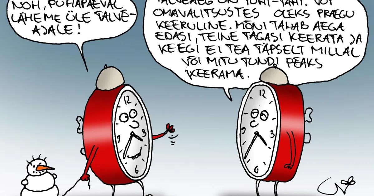 Marek Strandberg ⟩ Kas keeratakse kella või keeratakse käru?