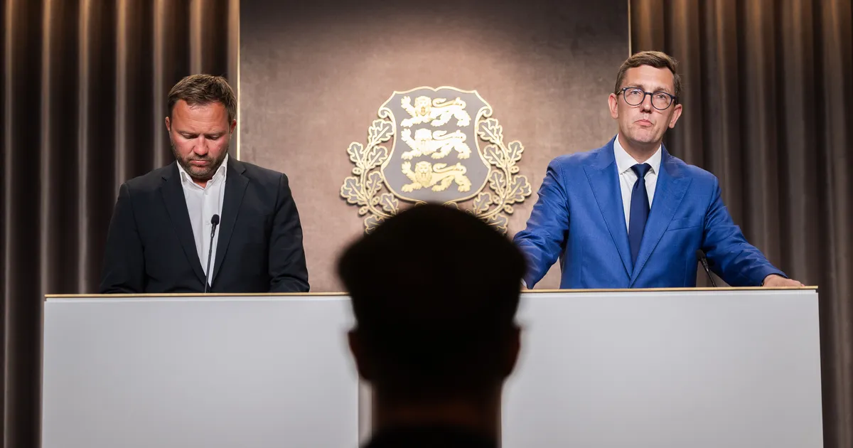 OTSEPILT ⟩ Valitsuse pressikonverentsil osalevad Michal, Tsahkna, Sutt ja Joller