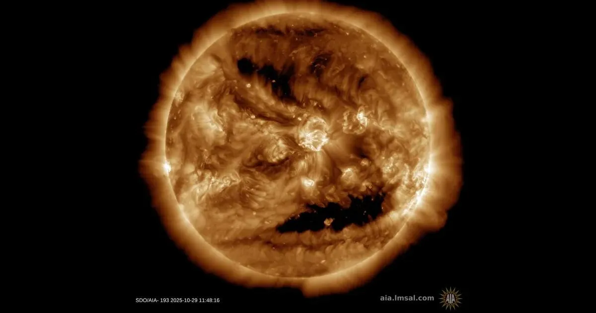 Päikesele ilmus õudne grimass – just Halloweeni eel