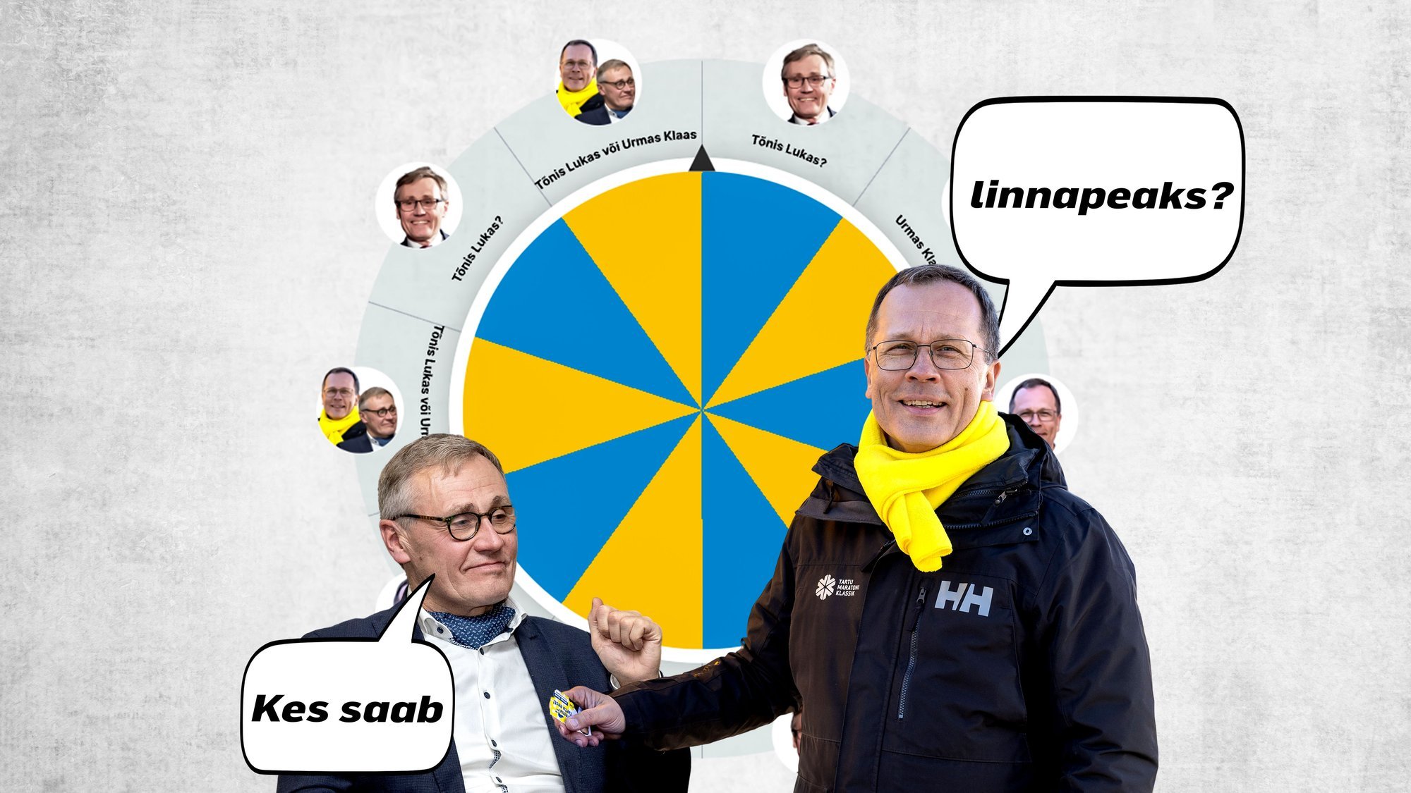 KEERUTA ÕNNERATAST! Kellest saab Tartu linnapea?