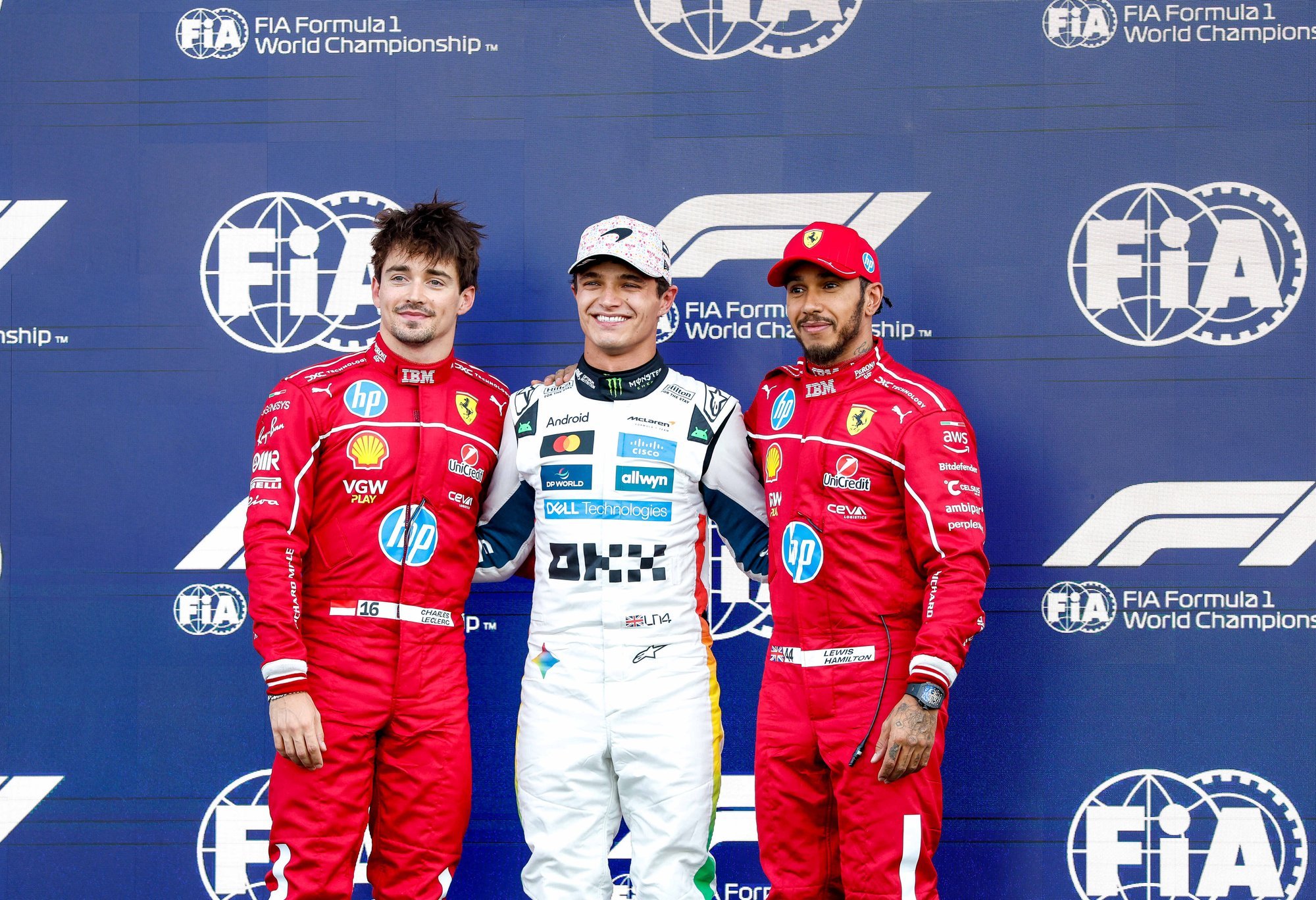 Mehhiko GP kvalifikatsiooni võitis Norris, Hamilton murdis esimest korda Ferrariga esikolmikusse