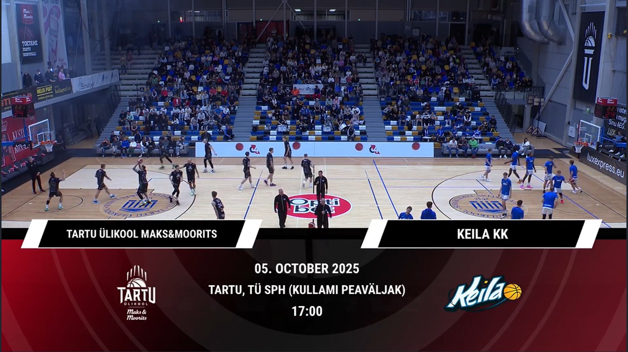 TÄISPIKKUSES | Vaata uuesti Tartu Ülikool Maks & Moorits - Keila KK kohtumist!