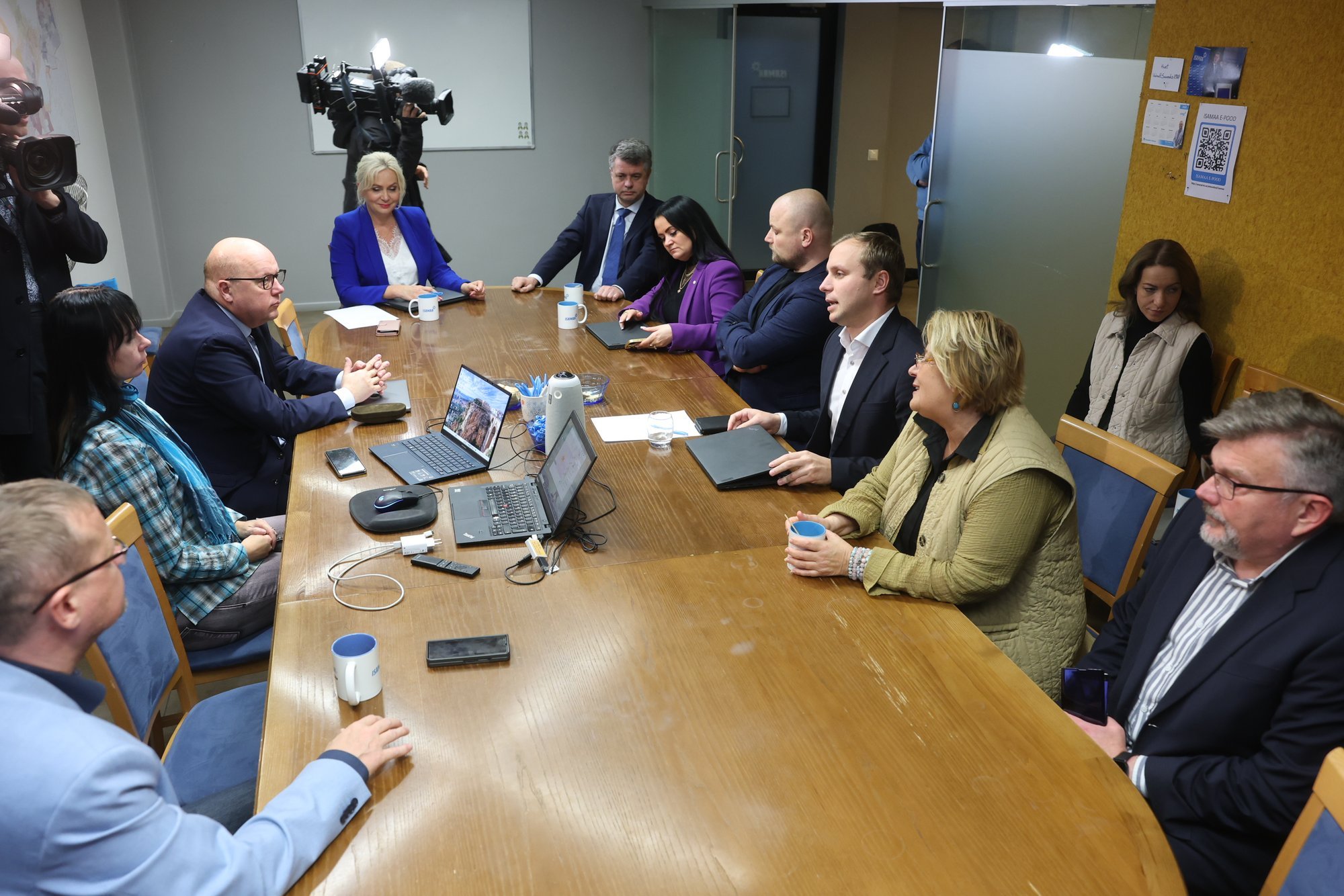 FOTOD | Isamaa Tallinna juhatus kogunes arutama kellega võimuliitu moodustada