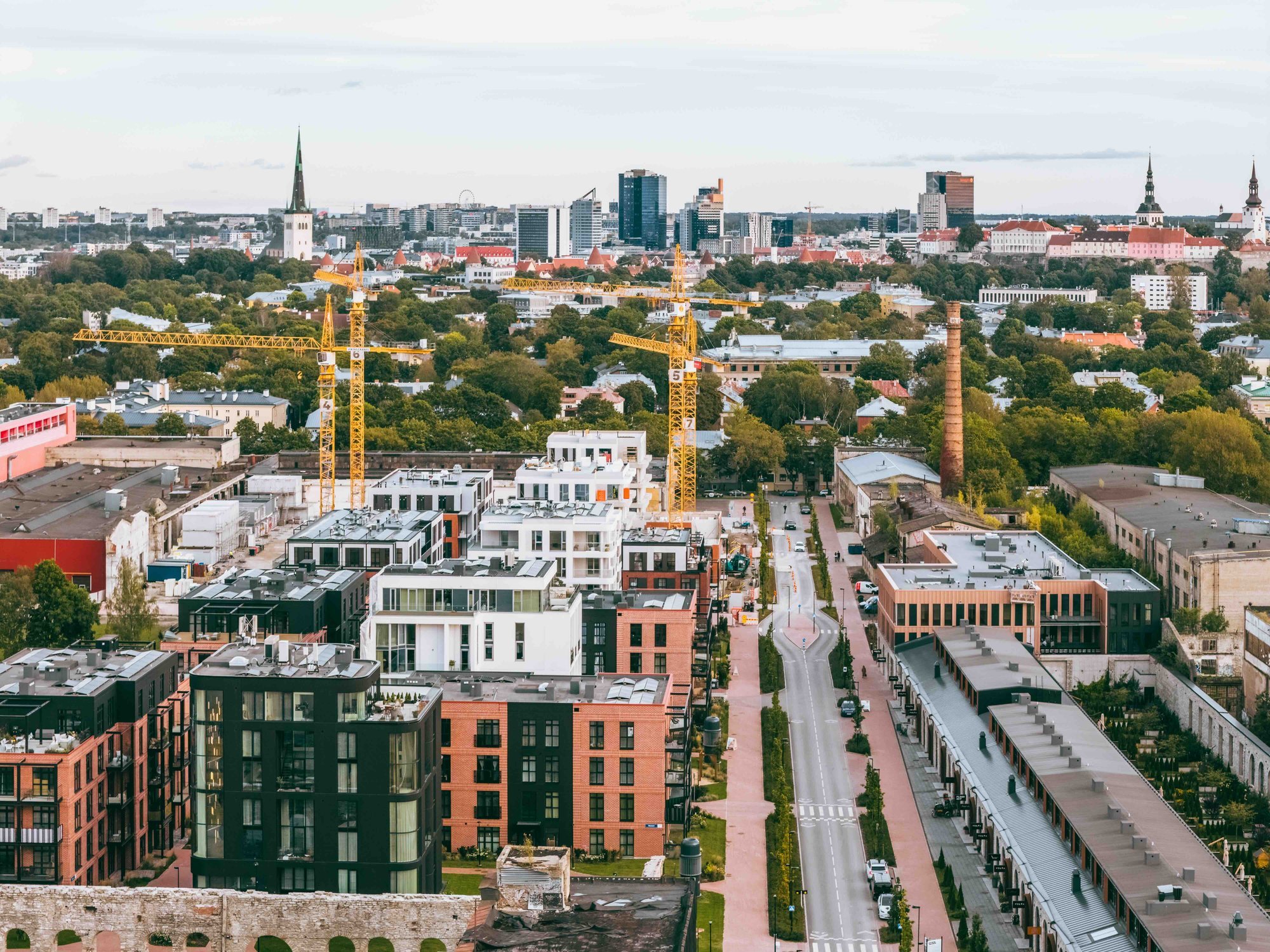 Voltas saavutas täiskõrguse korraga 6 uut kortermaja