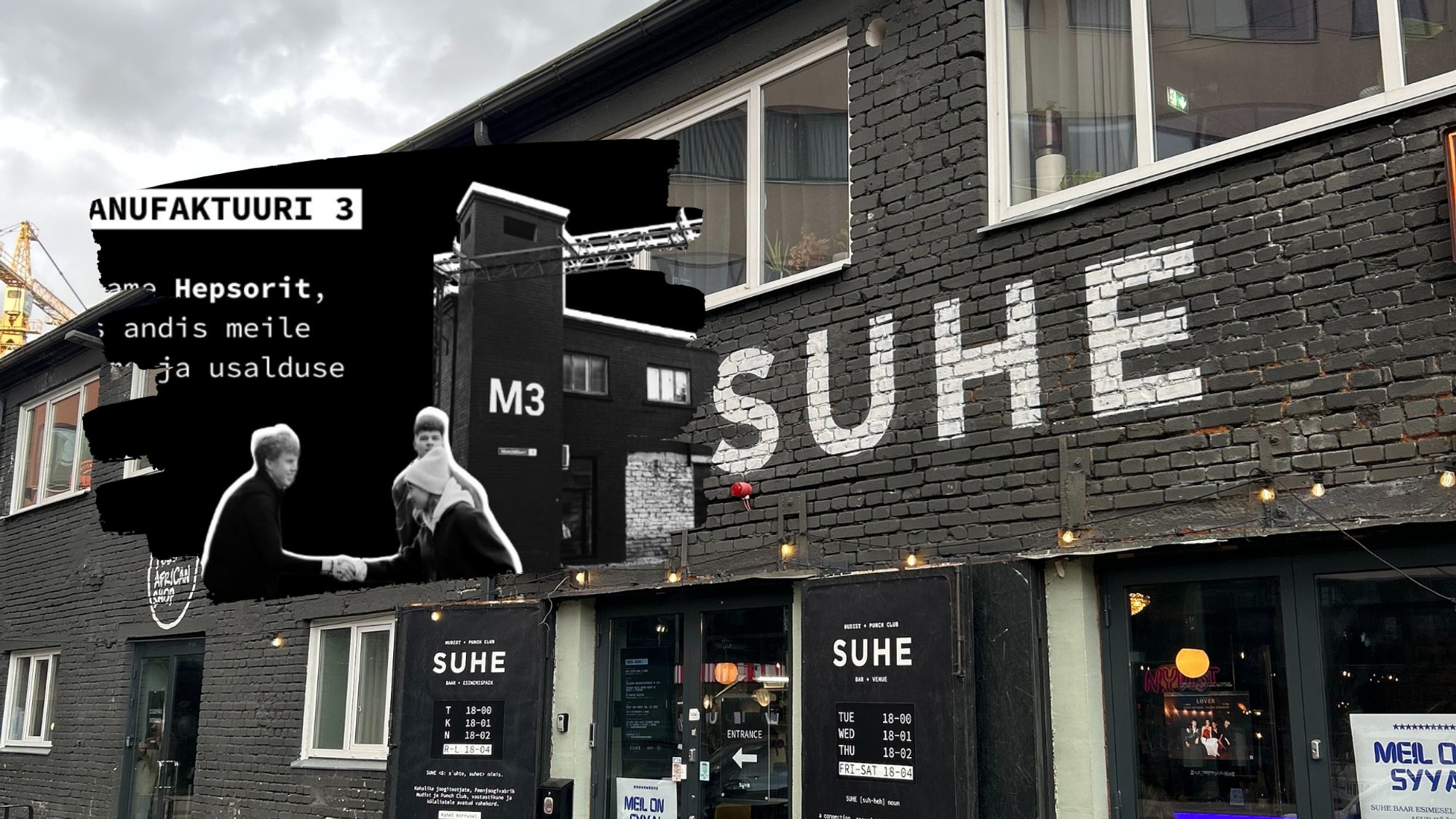 Selgus baari Suhe uus ajutine asupaik. Tegevjuht: muidugi on kurb, kuid alati kaasneb muutustega uuelt lehelt alustamise tunne