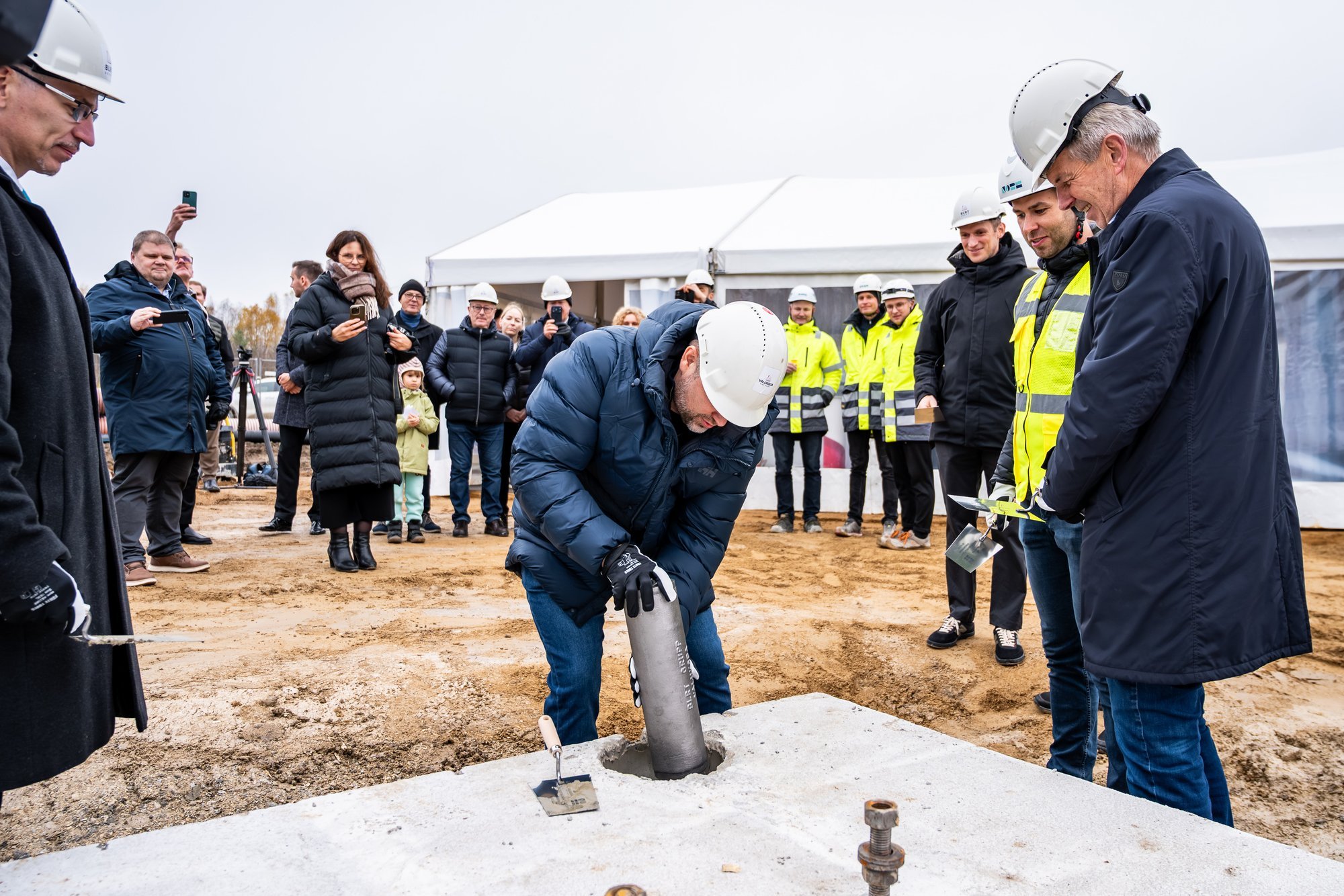 Kohilas pandi nurgakivi piirkonnas ainulaadse valukoja uuele tehasele