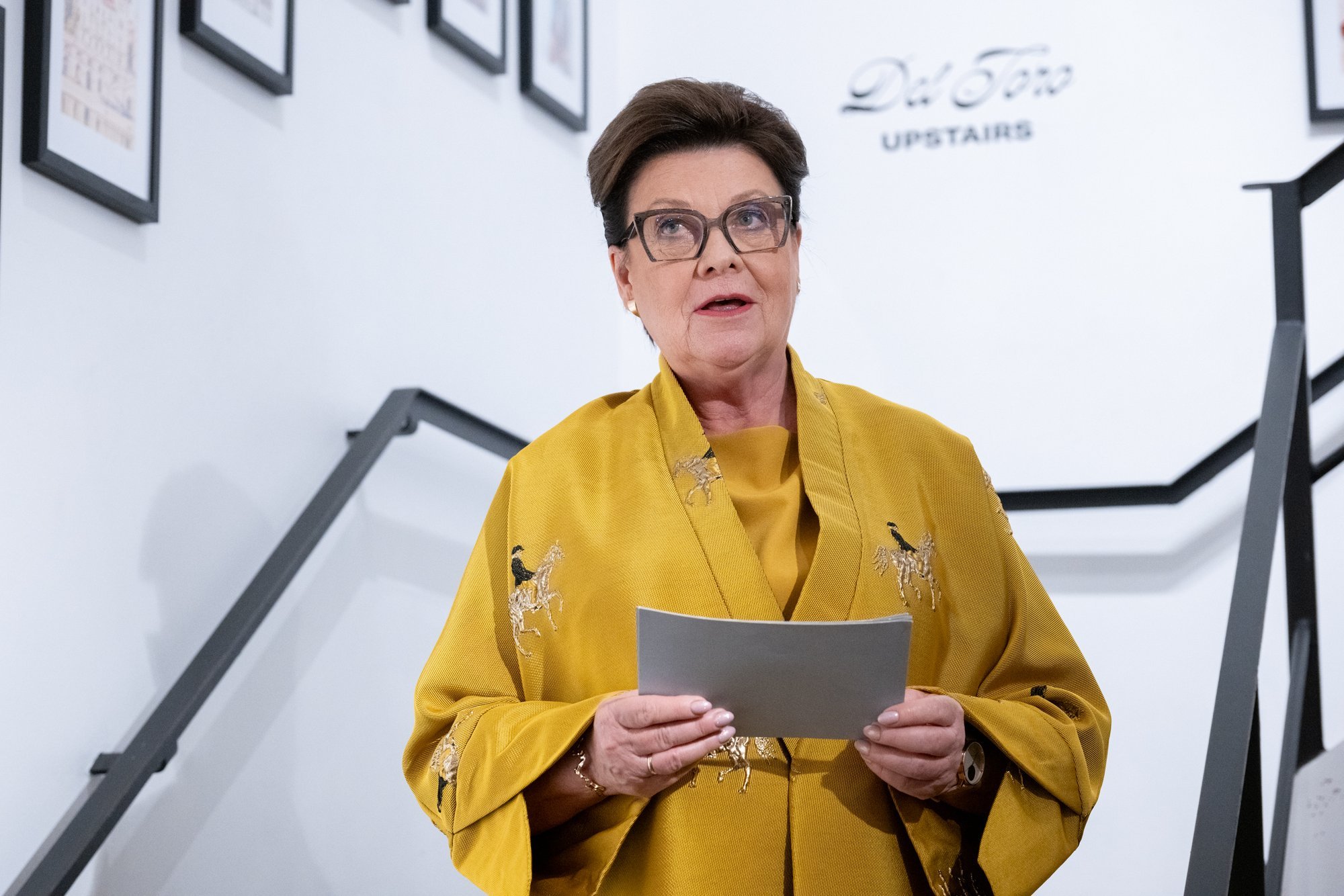 FOTOD | Presidendiproua Sirje Karis kandis New Yorgis äsja Kuldnõelaga pärjatud Kirill Safonovi loomingut