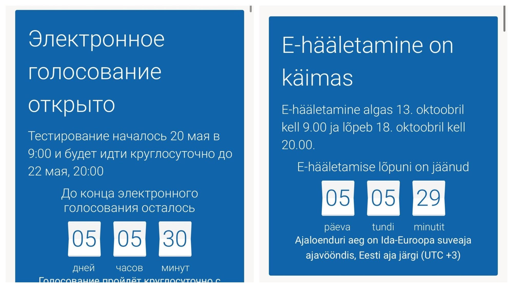 Valimiste ametlik veebileht kuvas inimestele eksitavat infot