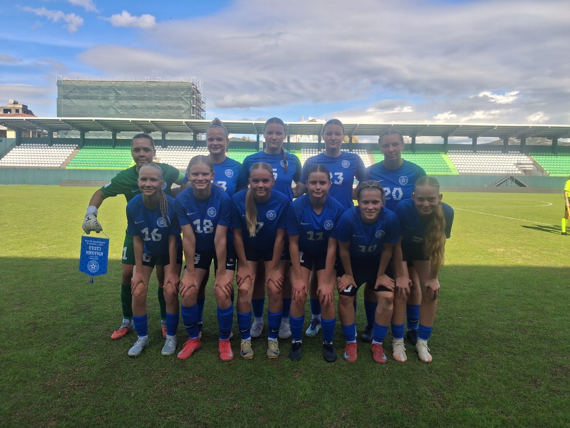 Eesti jalgpallinoored kaotasid Kreekale üleminutite väravast