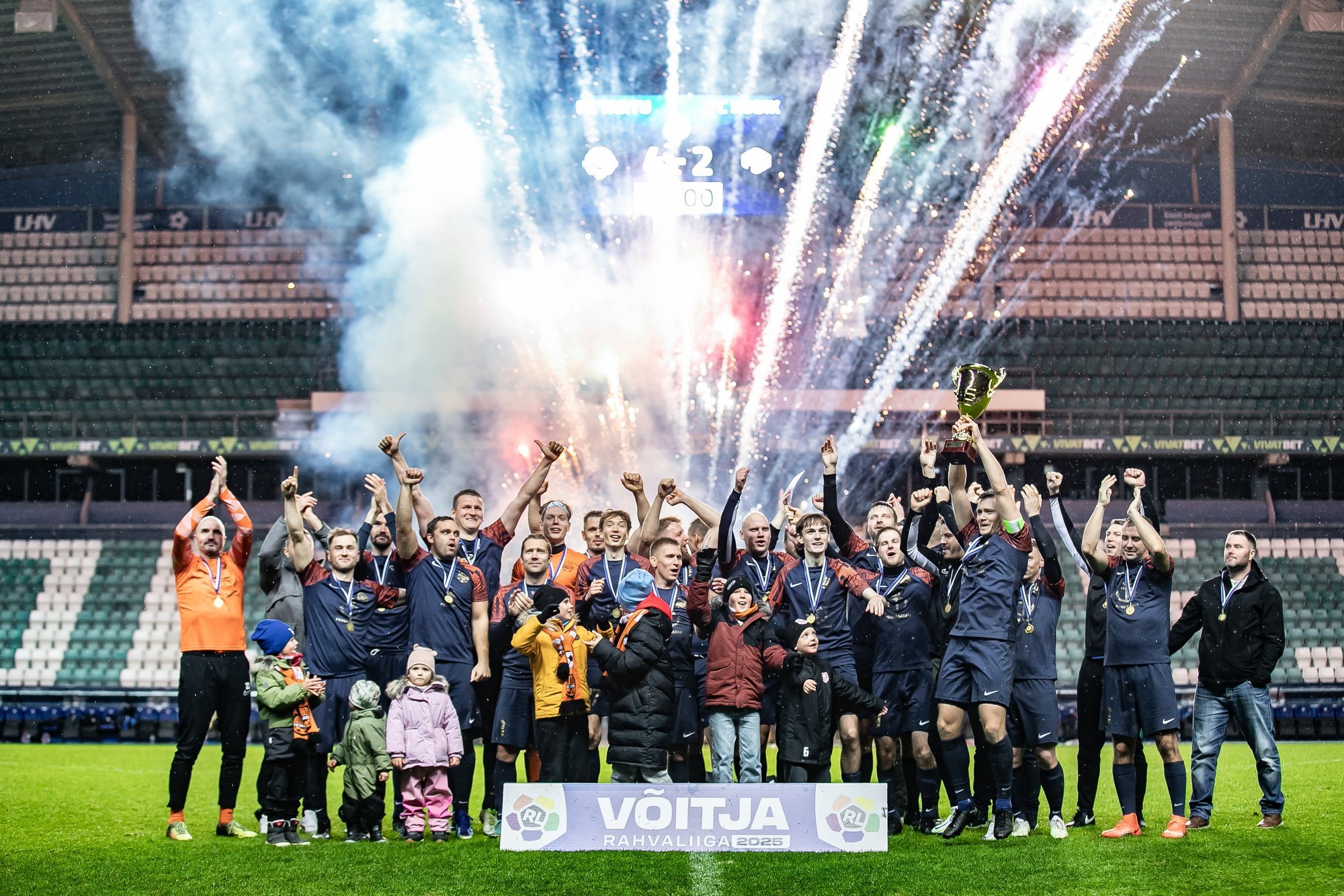 Endise Premium liiga ründaja kübaratrikk viis rahvaliiga tiitli Tartusse