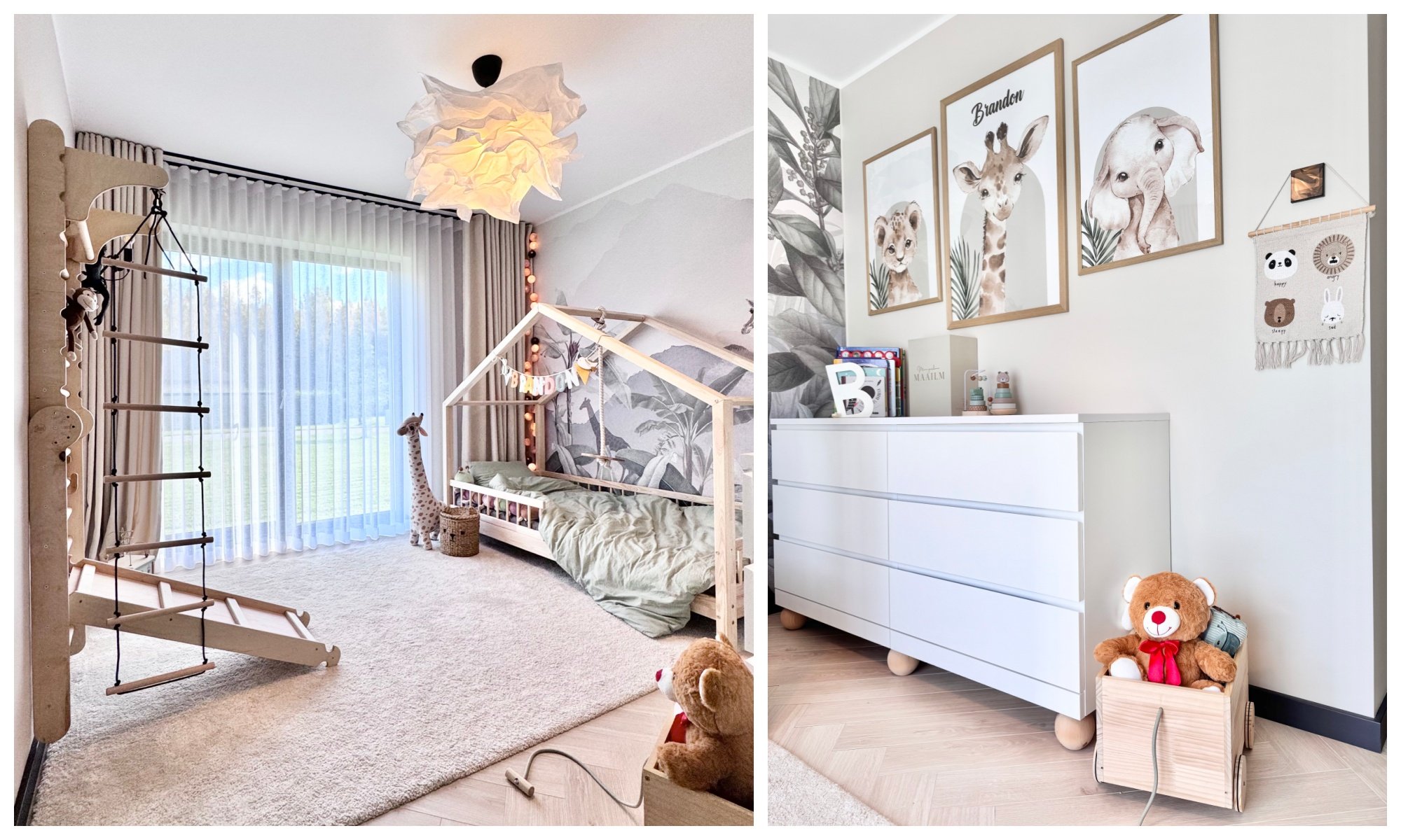 Fotovõistlus „Minu armas lastetuba“ | Hubane džungel ronimisseina ja loomadega