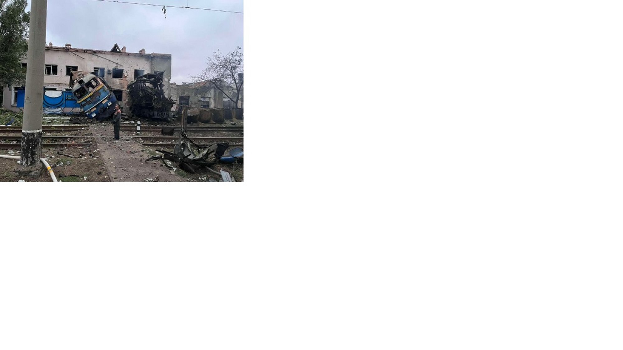 Venemaa ründas Ukrainas raudteed. Viga sai vedurijuht ja liiklus peatus