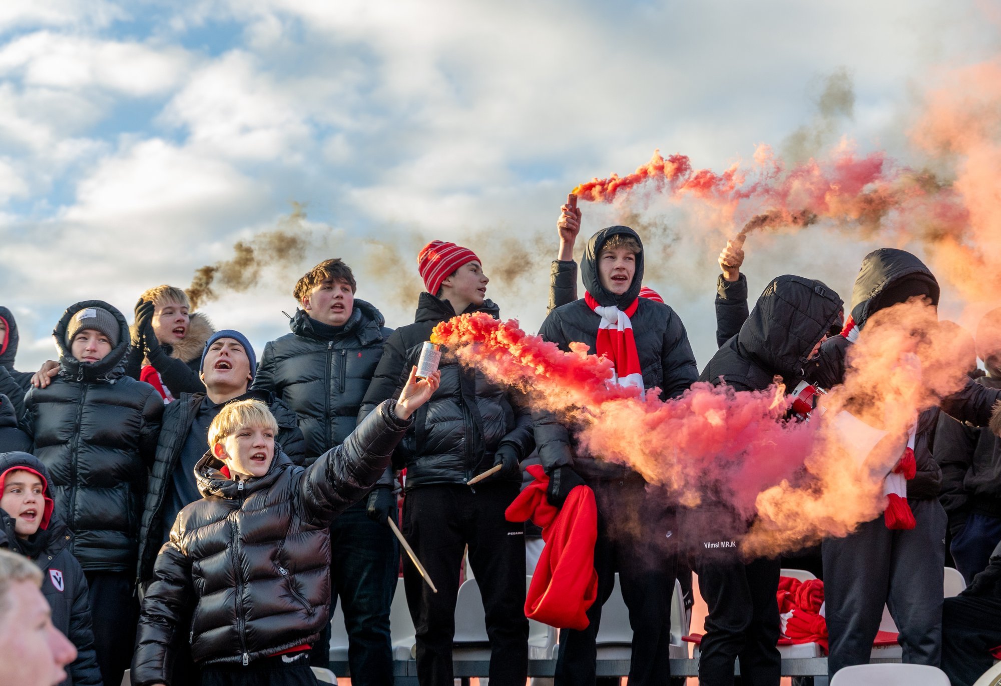 Viimsi fännide ninamees: oleme ilmselgelt paremad kui Kuressaare ja väärime Premium liiga kohta